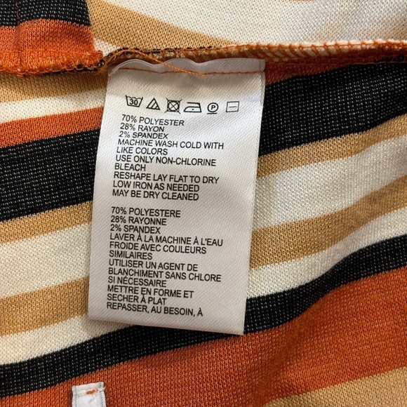 Urban Outfitters sleeveless sweetheart neckline flared leg striped jumpsuit - Picture 5 of 5